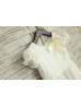 Cotton Puffy Sleeves Flower Girl Dress